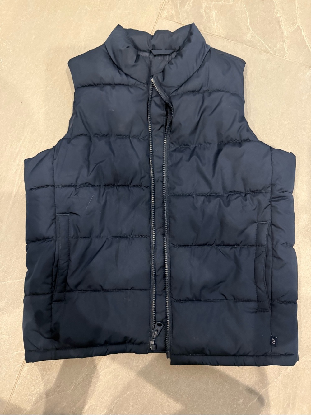 GAP Men's Dark Navy Quilted Puffer Vest